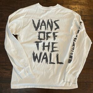 Vans off the wall long sleeved T-shirt